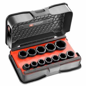 BOX SET FOAM 12 SHORT SOCKETS IMPACT IN AN MBOX S FACOM