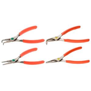 JEU DE 4 PINCES CIRCLIPS INTÉRIEURES / EXTÉRIEURES, BECS COUDÉS ET DROITS, 18 À 60MM FACOM