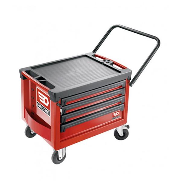 COFFRE ROULANT ROLL M3 4 TIROIRS ROUGE FACOM