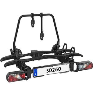 BICYCLE CARRIER PLATFORM ON HITCH EUFAB SD260 BLACK EDITION FOR DOOR (VANS)   -  FIXED PRICE