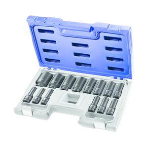 COFFRET DE DOUILLES LONGUES IMPACT 1 / 2"  - EXPERT - E041602