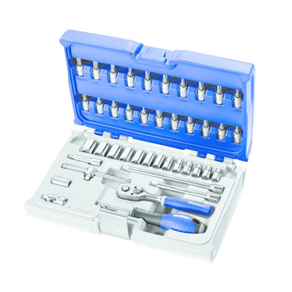 COMPOSITION DOUILLES 1 / 4" - 42 PCS - EXPERT - E030702