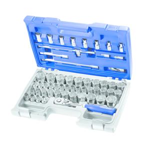 COMPOSITION DOUILLES 1 / 2" - 55 PCS - EXPERT - E032909