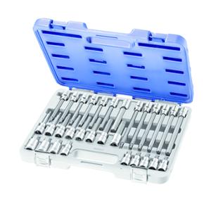 COFFRET DE DOUILLES TOURNEVIS TORX 32 PIÈCES - EXPERT - E200514