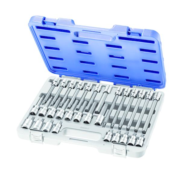 BOX SET DE SOCKETS SCREWDRIVER TORX 32 PARTS - EXPERT - E200514