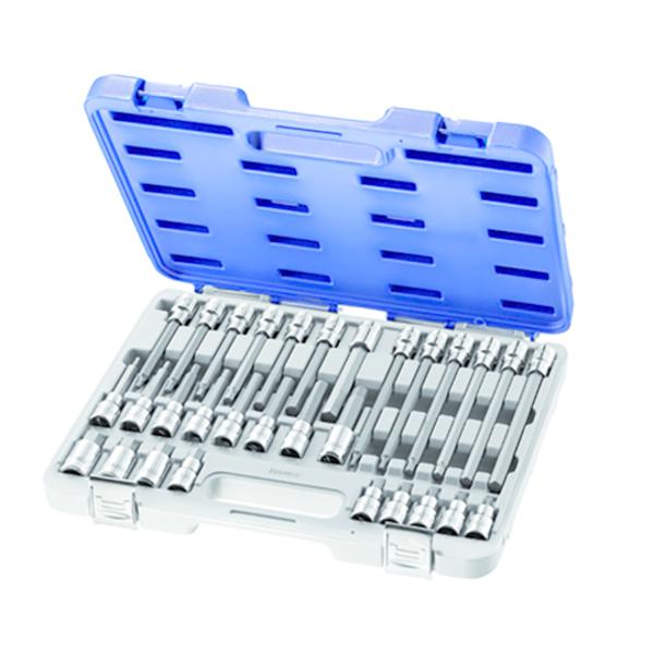 COFFRET DE DOUILLES TOURNEVIS 6 PANS 30 PIÈCES - EXPERT - E200516