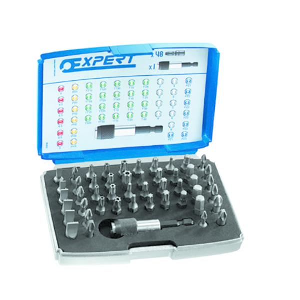 BOITE D'EMBOUTS 1 / 4" + ACC 49PCS - EXPERT - E131701