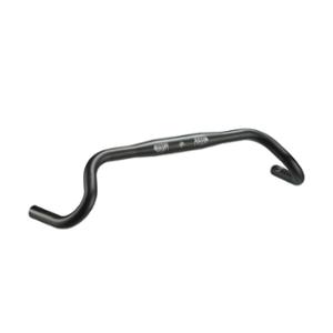 CINTRE ROUTE / RANDONNEUR / GRAVEL ALU D31.8 UNO 56 AXE / AXE NOIR  (PROF. 66MM / HT. 100MM)
