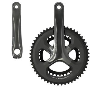 CHAINSET -ROAD- COMPACT 52-36 TEETH LENGTH: 170 SHIMANO TIAGRA 4700 BLACK 10 GEARS