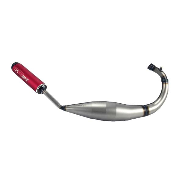 EXHAUST -GEARED 50cc- TECNIGAS XS 2 FOR DERBI SENDA - LOW PASSAGE