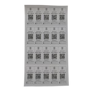 IDENTIFICATION LABEL PARAVOL STICKER GREY - BY 20 STICKERS