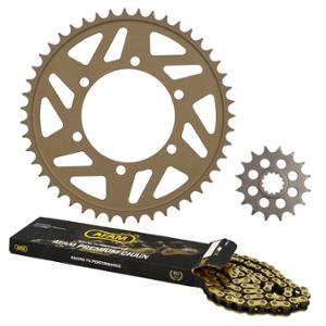 CHAIN KIT AFAM ALU FOR 675 DAYTONA  2006-2012 16X47  116 LINKS  - ORIGINAL DEMULTIPLICATION