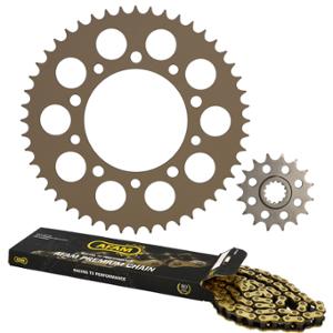 CHAIN KIT AFAM ALU FOR YAMAHA YZF 600 R6  1999-2002 16X48  116 LINKS  - ORIGINAL DEMULTIPLICATION