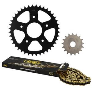CHAIN KIT AFAM FOR APRILIA 125 RS 1999-2005 17X40 106 LINKS  - ORIGINAL DEMULTIPLICATION