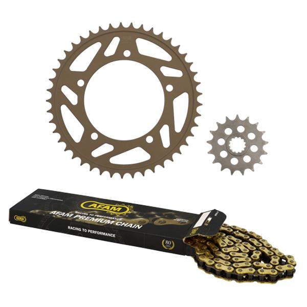 CHAIN KIT AFAM ALU FOR RACING SUZUKI GSX-R 750 2006-2010 17X45  116M (DEMULT. ORIGINE