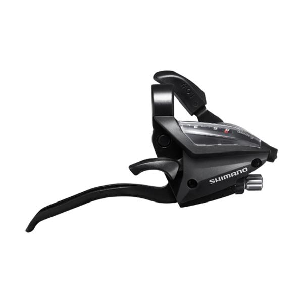 LEVIER / MANETTE VTT 8V. SHIMANO DROIT ST-EF500 V-BRAKE NOIR 4 DOIGTS