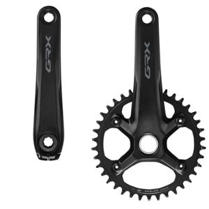 CHAINSET -ROAD/GRAVEL- MONO 38 TEETH LENGTH: 170 SHIMANO GRX RX610 BLACK 12 GEARS
