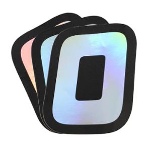 AUTOCOLLANT DOPPLER NUMERO 0 HOLOGRAPHIQUE 10X7.5CM (X3)