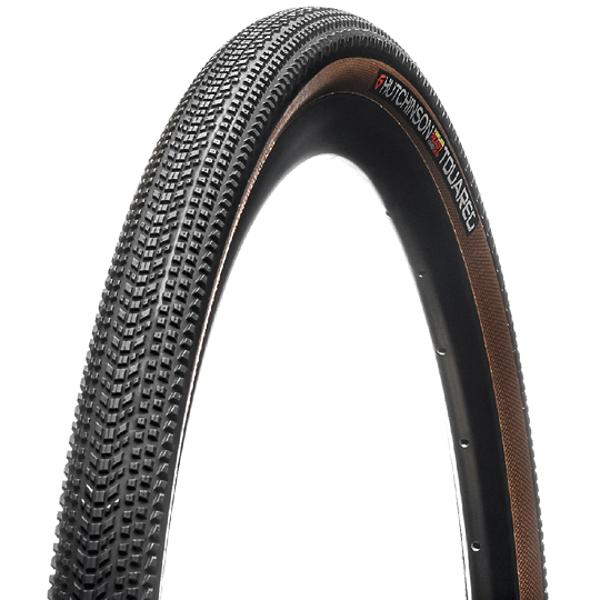 PNEU GRAVEL 650X47B TS HUTCHINSON TOUAREG TLR NOIR / MARRON TAN (47-584)