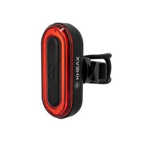 ECLAIRAGE VELO AR RECHARG.MICRO USB KHEAX TUBAN II 50L FIXATION TIGE DE SELLE LED ACCELER.