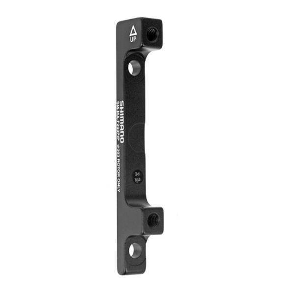 ADAPTER BRAKE DISC RISER -MTB- POST-MOUNT FRONT SHIMANO ON FORK CALIPER 160mm