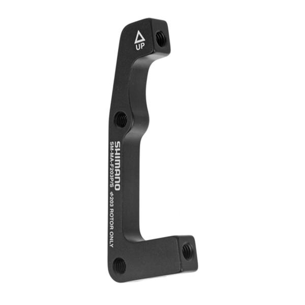 ADAPTATEUR FREIN A DISQUE VTT AVANT SHIMANO DISQUE 203MM ETRIER POST-MOUNT SUR FOURCHE IN