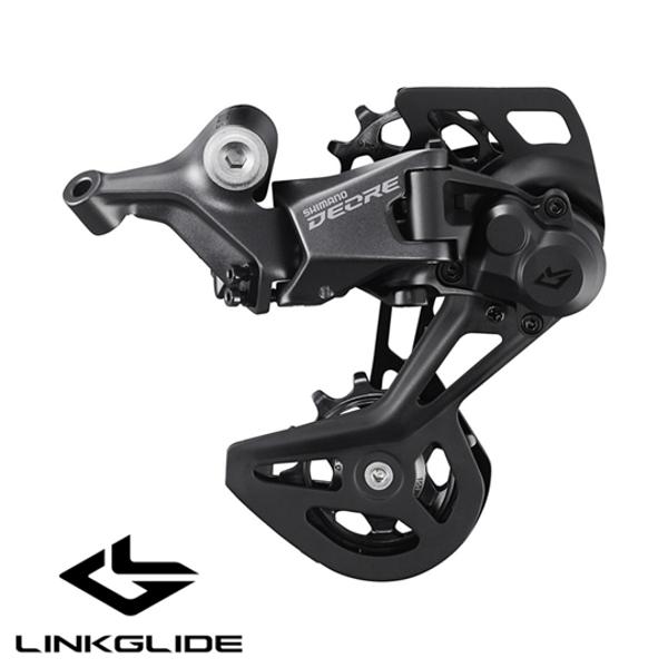 DERAILLEUR -MTB- REAR SHIMANO DEORE M5130 LINKGLIDE BLACK BIG PULLEY 10 SPEED