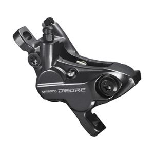 ETRIER FREIN VTT DISQUE HYDRAULIQUE AVANT-ARRIERE SHIMANO DEORE 4 PISTONS NOIR (A l'UNITE)