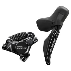 FREIN A DISQUE ROUTE HYDRAULIQUE DI2 SHIMANO 105 ARRIERE 12V. R7170 DOUBLE NOIR (LEVIER-MA