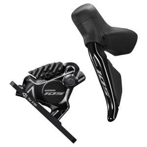 FREIN A DISQUE ROUTE HYDRAULIQUE DI2 SHIMANO 105 AVANT 2X12V. DI2 R7170 DOUBLE NOIR (LEVIE