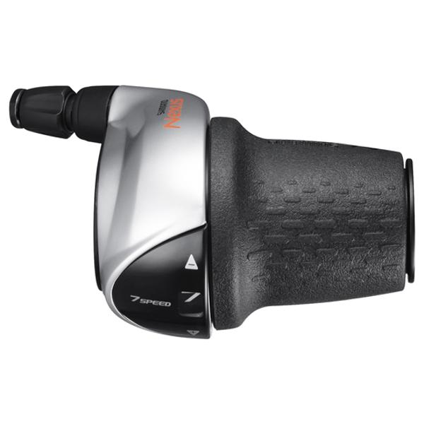 SHIFTER -URBAN- SHIMANO NEXUS 7 GEARS SILVER SL-C3000 POUR CJ-NX40  - WITH CABLE CLAMP AND BEND