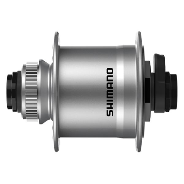 MOYEU CITY SHIMANO UR708 POUR DYNAMO 6V-3W  ARGENT 36 TROUS ENTRAXE 15X100MM POUR FREIN DI