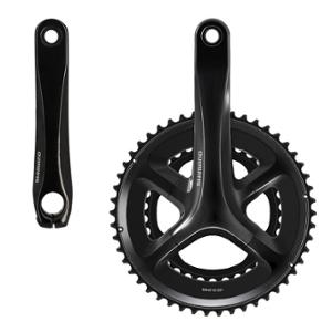 CHAINSET -ROAD- COMPACT 50-34 TEETH LENGTH: 175 SHIMANO RS520 BLACK 12 GEARS