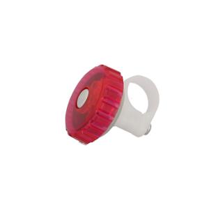 BICYCLE BELL -ROTATING- RAINETTE TRANSPARENT  - RASPBERRY