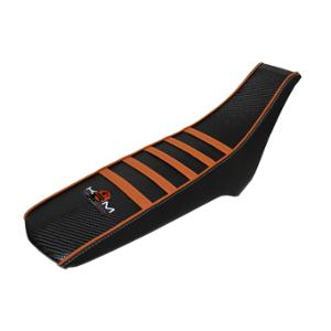 HOUSSE DE SELLE MECABOITE KRM PRO RIDE ADAPT.DERBI SENDA / GILERA SMT / RCR 2018-> - ORANGE