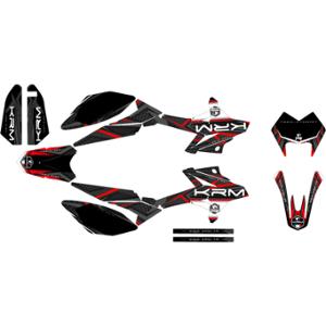 KIT DECO/STICKER KRM FOR BETA RR 2011->2020 - RED
