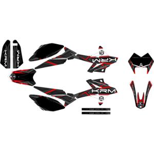 KIT DECO / AUTOCOLLANT KRM ADAPT. BETA RR 2011->2020 - ROUGE