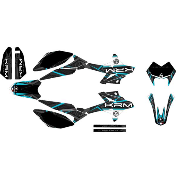 KIT DECO/STICKER KRM FOR BETA RR 2011->2020 - TURQUOISE