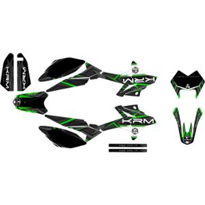 KIT DECO/STICKER KRM FOR BETA RR 2011->2020 - GREEN