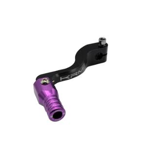 SELECTEUR VITESSE KRM ADAPT. AM6 ALU NOIR / VIOLET (REPLIABLE)