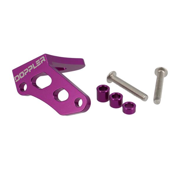 CLUTCH LEVER STOP -GEARED 50cc- DOPPLER ALUMINIUM FOR AM6 - PURPLE