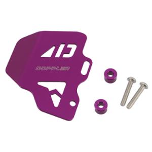 BRAKE MASTER CYLINDER PROTECTION PLATE REAR -GEARED 50cc- DOPPLER ALU PURPLE INTERAXIS 40>50