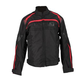 BLOUSON TRENDY HIEMS NOIR / ROUGE