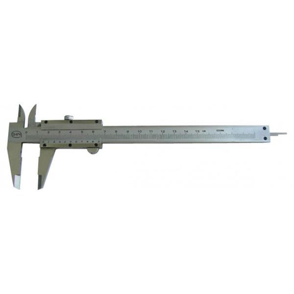 PIED A COULISSE MECANIQUE POUR MESURE INTERIEURE ET EXTERIEUR -LECTURE 1 / 100MM  - 150MM