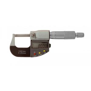 DIGITAL MICROMETER CAPACITY 0-25mm - READINGS 1/100mm - VALVE ADJUSTMENT