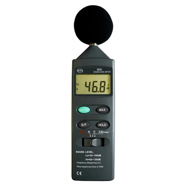 SONOMETRE DIGITAL dB(A) / dB(C)  35 à 130dBA - PORTATIF -