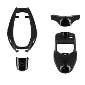 BODY KIT -SCOOTER- TUN'R FOR BOOSTER/BW'S 2004-> VARNISHED BLACK - 4 PARTS