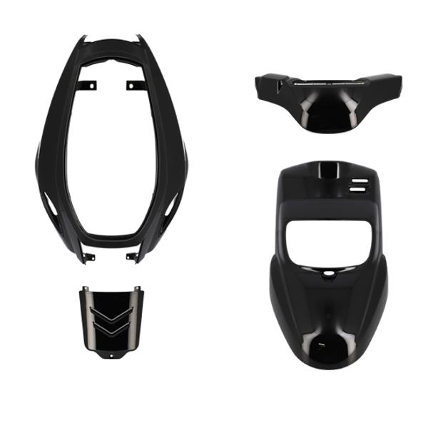 BODY KIT -SCOOTER- TUN'R FOR BOOSTER/BW'S 2004-> VARNISHED BLACK - 4 PARTS