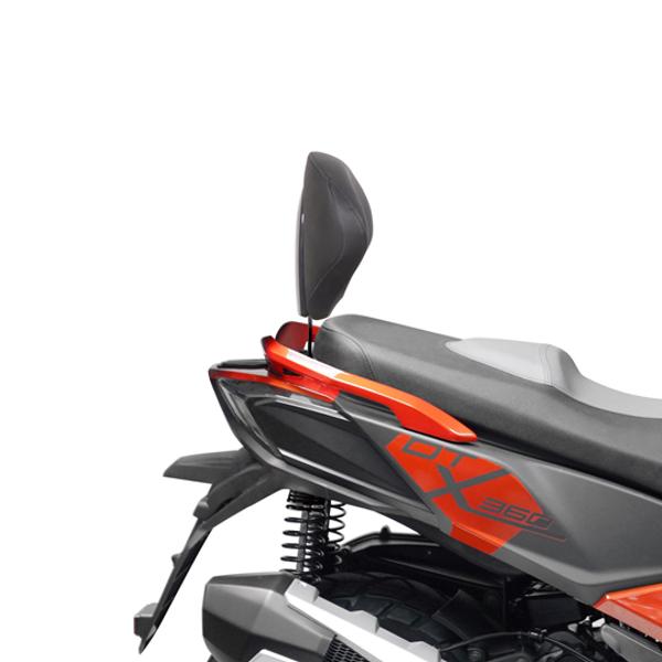 SADDLE BACK REST BRACKET SHAD FOR KYMCO DTX 125/360 '21