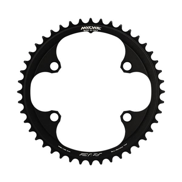 CHAINRING -ROAD- Ø110 INTER 44 TEETH BLACK R12 (COMP.SHIMANO 7100/8100/9200 12 SPEED) MICHE 4
